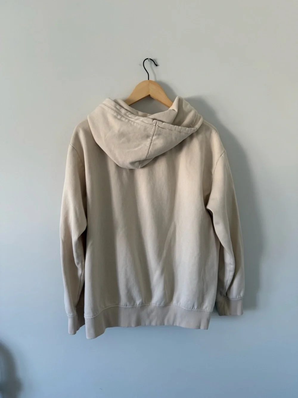 H&M Beige Cream Hoodie (size medium) - Picture 3 of 5